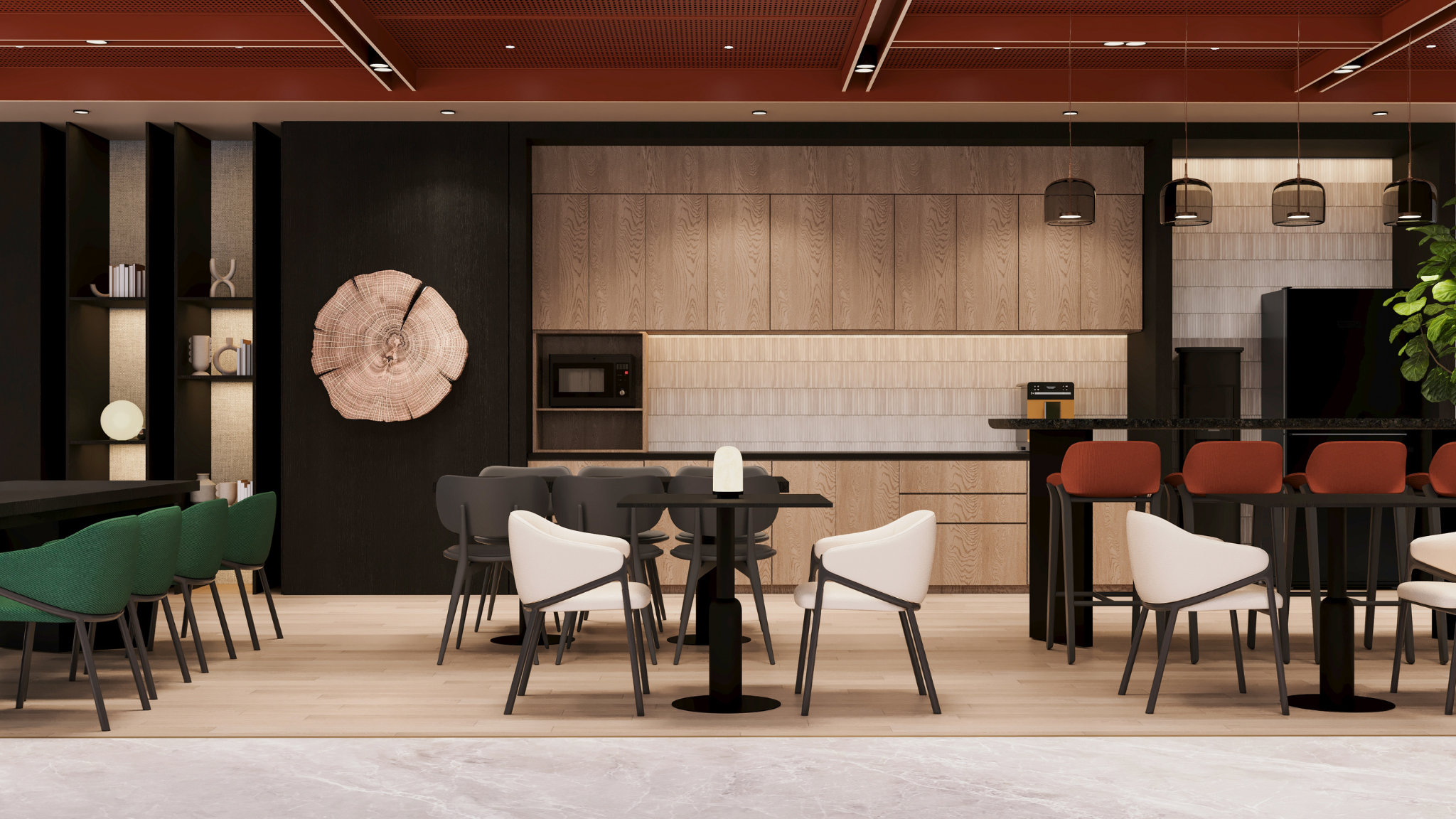 Pantry and lounge